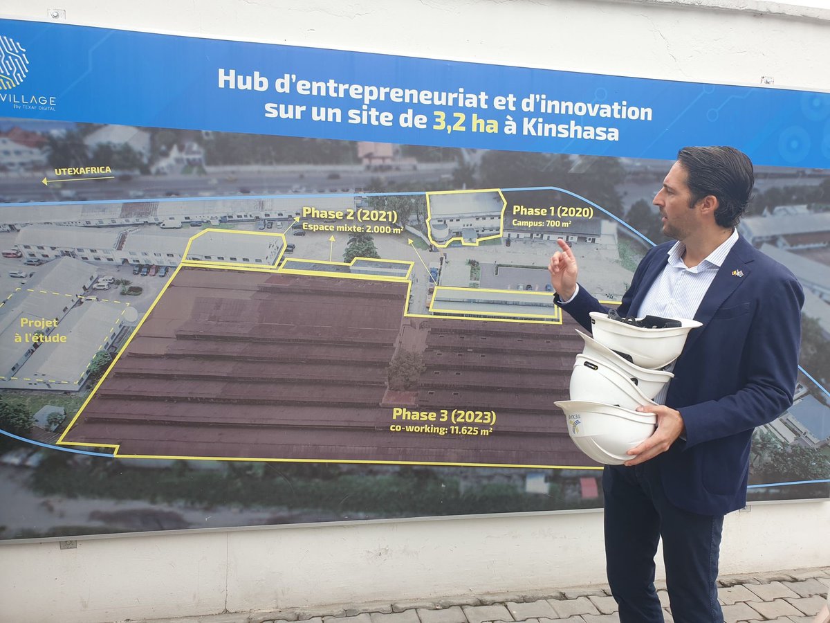micheldjombo's tweet image. Construction d’un « village » de l’innovation à #Kinshasa par @SilikinVillage 👏🏽👏🏽👏🏽👏🏽👏🏽
