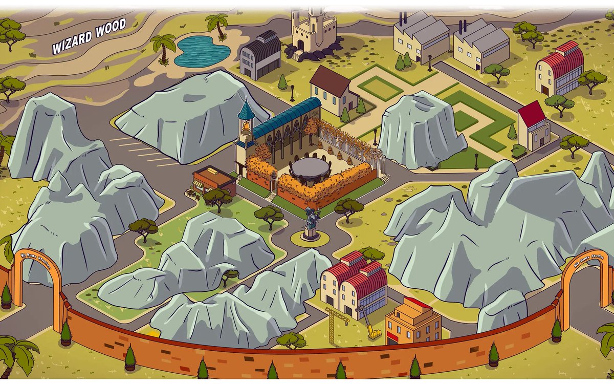 Amazed by modern entertainment, the Wizbuds used their ancient powers to create "Wizbuds Studios", a place to develop their own projects.
 
As time passes the blankets will fall showing new things that Wizbuds are creating! 

BTW: 45 Minutes left until WL stage 1 ENDS.