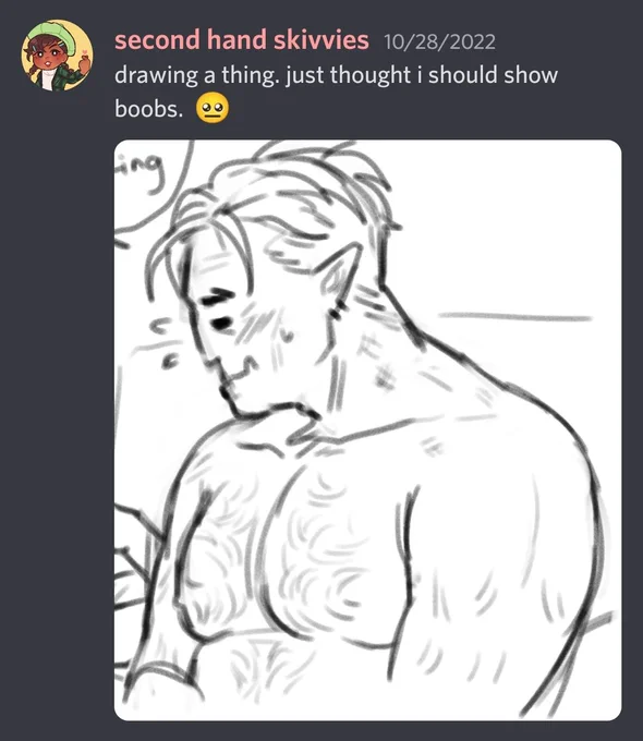 my tumblr is @ karshmallow. art is stilll slow but i am more active there 🫣 