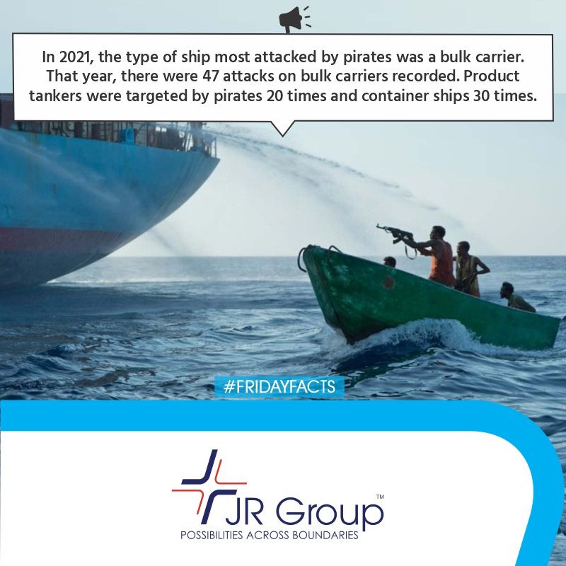 jrgroupindia's tweet photo. Do you know about any recent pirate attack?
#JRgroup #India #FridayFacts #Facts #Shipping #Logistics #Roadlines #Transport #Seaways #Cargoliner #CargoShips #Vessel #Containership #PSC #Port #Regulation #Cargo #DidYouKnow #Fact #Pirates #PirateAttack https://t.co/LR2DgHqD3c