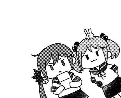 曙(艦これ) ,漣(艦これ) 「ふむふむ 」|フジノ🍶のイラスト