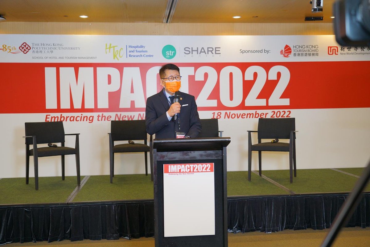ConferencesSHTM's tweet photo. With warm welcome from our President Prof Jin-Guang Teng, our Dean Prof Kaye Chon and Ms Elizabeth Winkle of #STR, #IMPACT2022 was successfully kicked off this morning.

#IMPACT2022 #SHTM #PolyU #PolyUSHTM #SHTMconferences #EmbracingTheNewNormal https://t.co/VczYR69v83