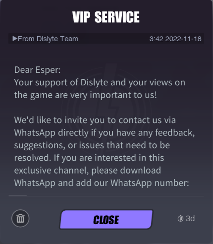 SO LIKE....WE MADE IT. COUNTLESS HOURS OF BURNING STAMINA, AFTER GETTING ALL MY FRIENDS TO PLAY. STREAM AFTER STREAM. CONTENT AFTER CONTENT. #DISLYTE #ESPER