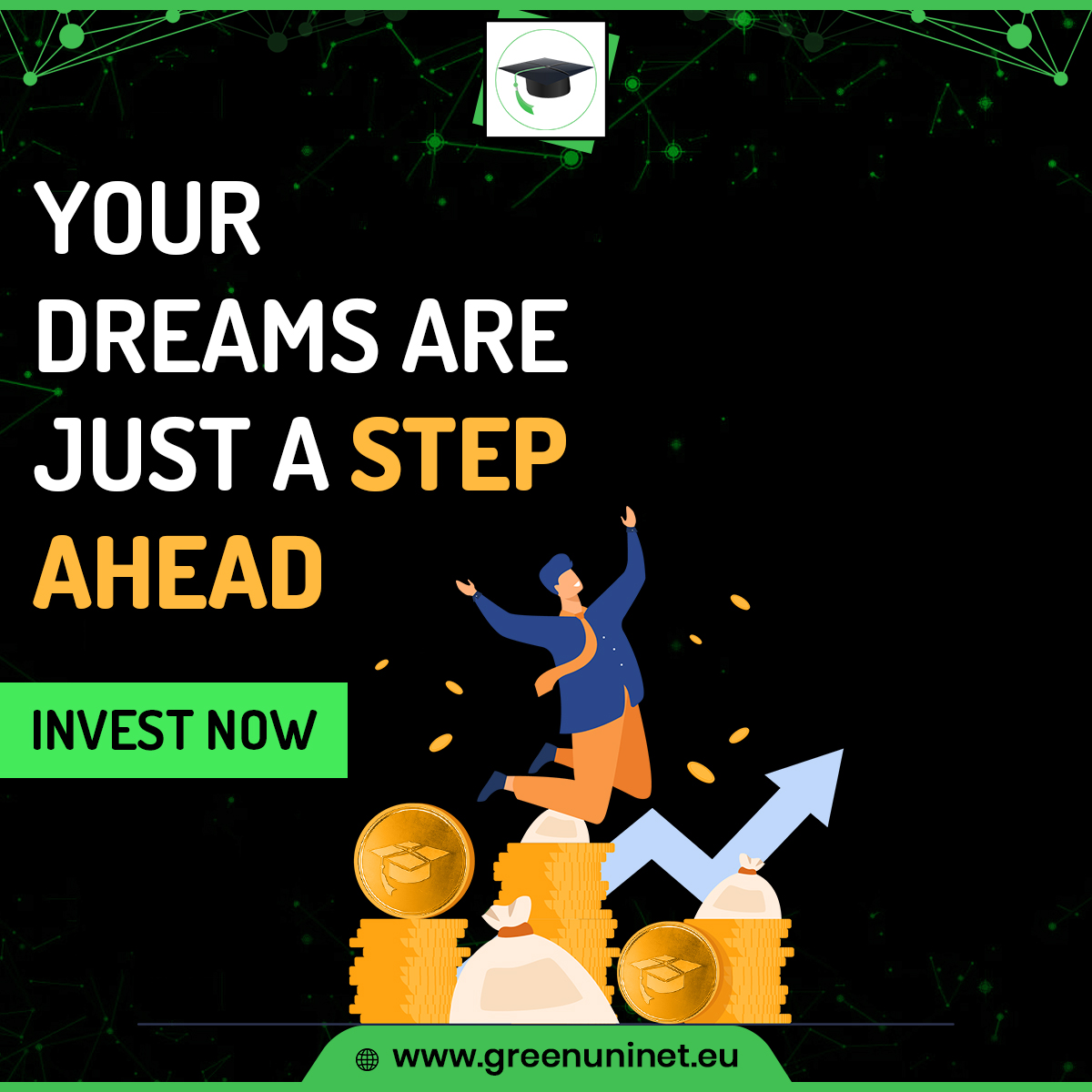 🎯Your dreams are just a step ahead!

Invest now:➡️ greenuninet.eu/sale/
.
.
.
.
#greenytoken #greenuninetwork #crypto #cryptocurrency #cryptoinvesting #tokensale #publicsale #cryptoinvestors #cryptomarket