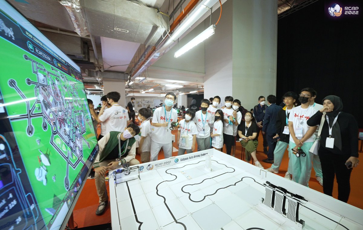 RoboCupAP's tweet image. 𝗛𝗶𝗴𝗵𝗹𝗶𝗴𝗵𝘁𝘀 𝗼𝗳 𝗥𝗖𝗔𝗣 𝟮𝟬𝟮𝟮 𝗖𝗼𝗦𝗽𝗮𝗰𝗲 𝗙𝗶𝗻𝗮𝗹𝘀 (𝟭)
#RoboCup #RCAP #rcap2022 #RCAPacademy #cospace #CoSpaceRobot #EduTECHAsia #singapore #ai #robots #cs #computerscience #future #autodriving #Rescue #ADC #AutoDriving #Challenge #Tesla #Travel #Education