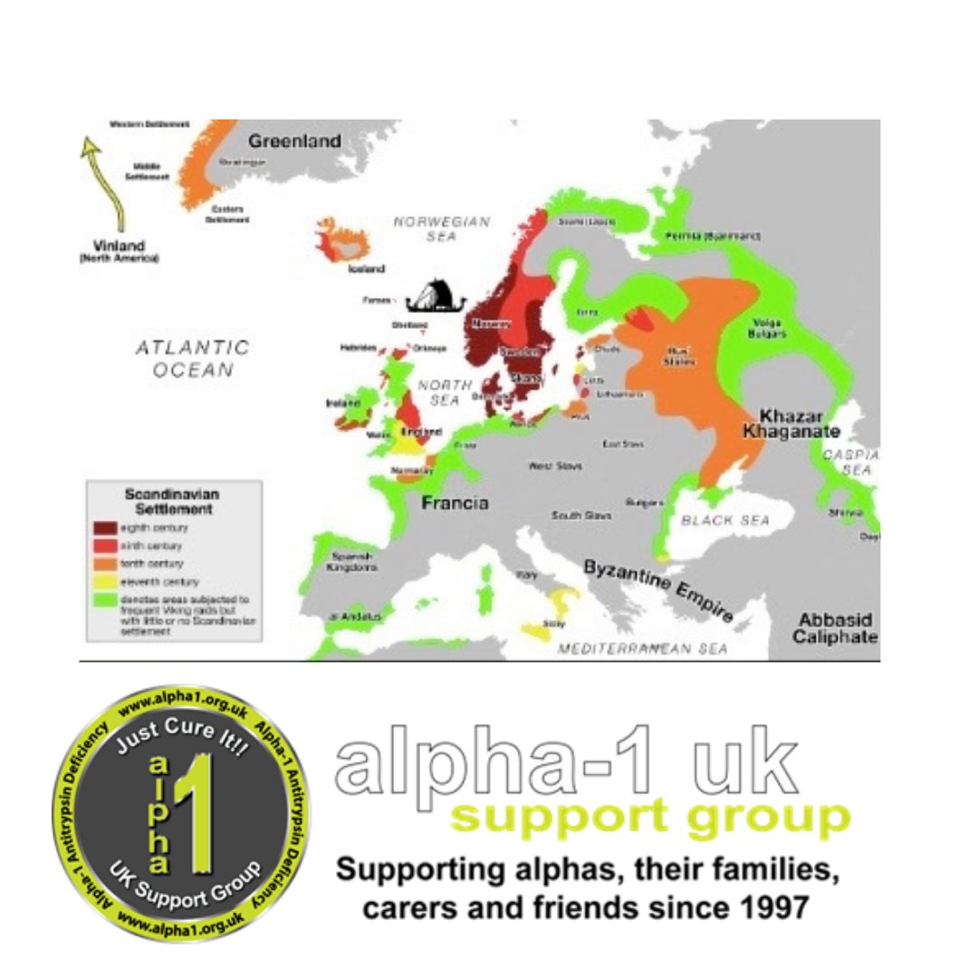 Alpha-1 Antitrypsin Deficiency (AAT) is often referred to as the 'Viking Legacy' alpha1.org.uk #a1uksupportgroup #alpha1awareness #alpha1awarenessmonth #alpha1antitrypsindeficiency