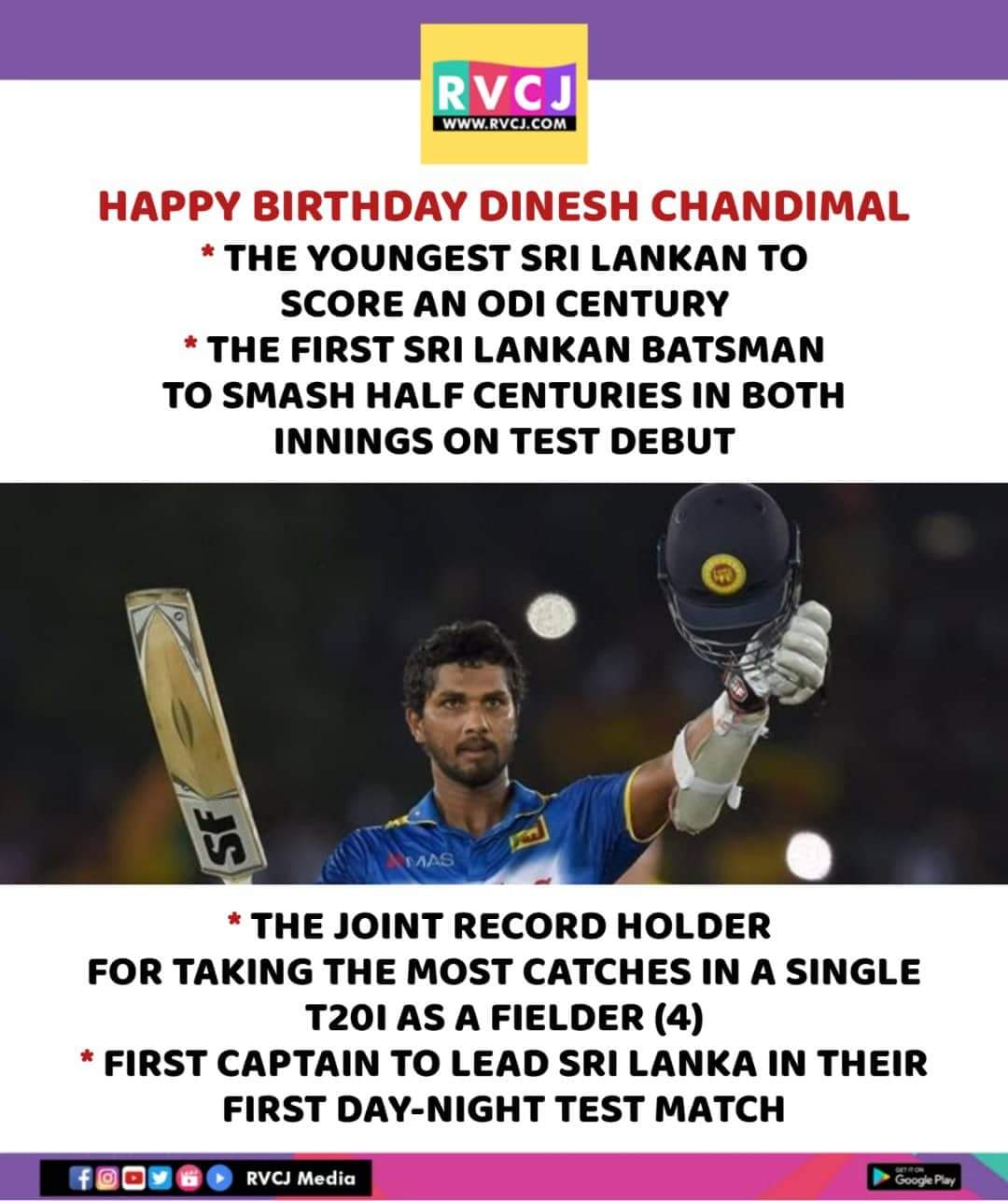 Happy Birthday Dinesh Chandimal!  