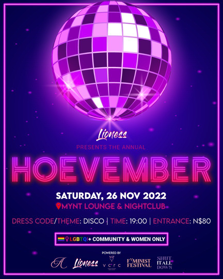 vcrc_namibia's tweet image. 📍The Voices for Choices and Rights Coalition, Femist Festival Namibia &amp;amp; #ShutItAllDownNamibia are proud to be a sponsor of HOEVEMBER this year hosted by the undisputed Namibian Rap Queen, Lioness (@lionessnam) 

SEE YOU ALL THERE! 🔥🔥🔥

#mykoekiemykeuse #hoevember @FemFestNAM