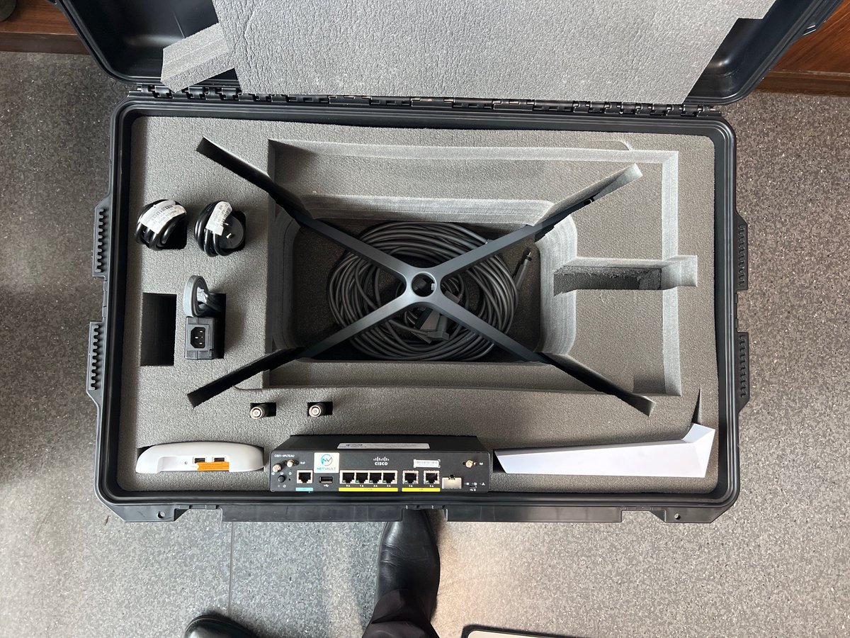 NetVaultAus's tweet photo. More of our Starlink Rapid Deployment Kits (RDKs) are on their way to the SES in #Victoria to help with the unfolding #flood disaster in Victoria.

More kits are arriving daily for shipping.

#NetVault #NetVaultRDKs https://t.co/suxICJ2Y99