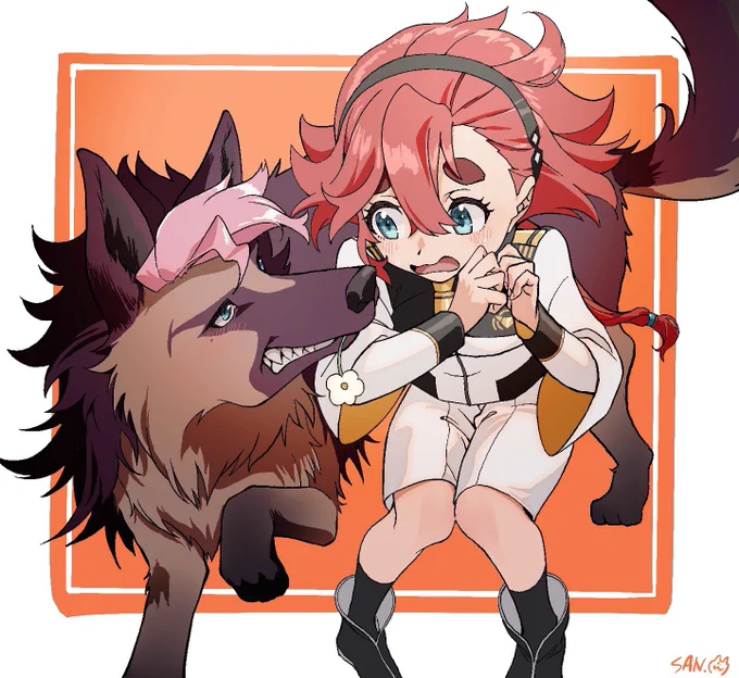 グエスレ(化注意)『な、なんか懐かれちゃって…』 