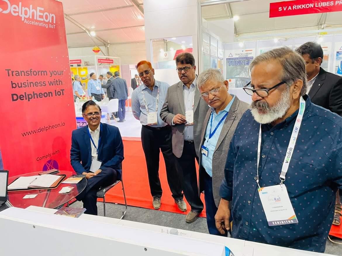 Gadgeon's tweet image. 📢Day 2 at #InnoRail Asia’s largest event for #Railway Transportation sector in Assoc with @RDSOLucknow @RailMinIndia @OfficialUPMetro @FollowCII in #Lucknow. Visit us at B115 to experience @DelpheonIIoT RDPMS solutions for #railways. 
delpheon.io/rdpms
#InnoRailIndia2022