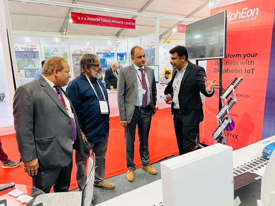 Gadgeon's tweet image. 📢Day 2 at #InnoRail Asia’s largest event for #Railway Transportation sector in Assoc with @RDSOLucknow @RailMinIndia @OfficialUPMetro @FollowCII in #Lucknow. Visit us at B115 to experience @DelpheonIIoT RDPMS solutions for #railways. 
delpheon.io/rdpms
#InnoRailIndia2022