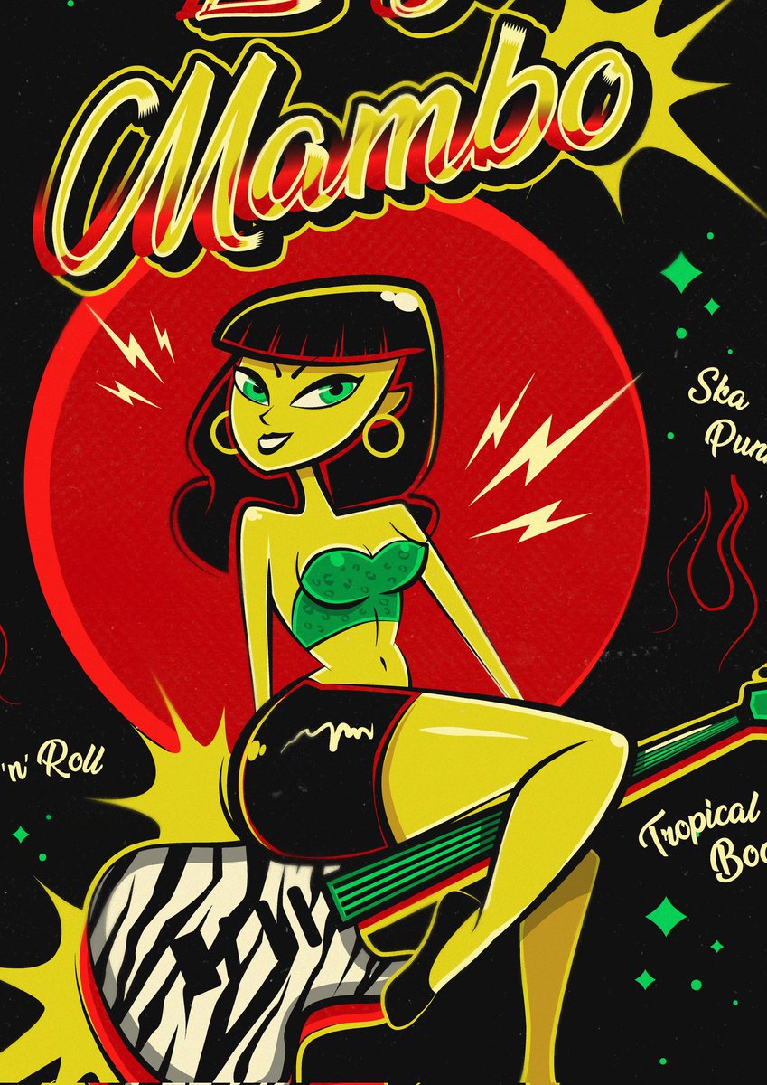 TwistedFingersG's tweet image. We have enjoyed so much creating this poster for the Lady Mambo kinky party

I hope you like it!

#pinup #kinky #illustration #cartoon
