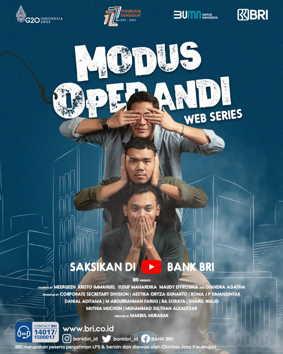 Yuza_sukses's tweet photo. Awaaaaas Moduuuus...!!! #WebSeriesBRI #ModusOperandiSeries #ROBanjarmasin https://t.co/PpPqJetZ9K