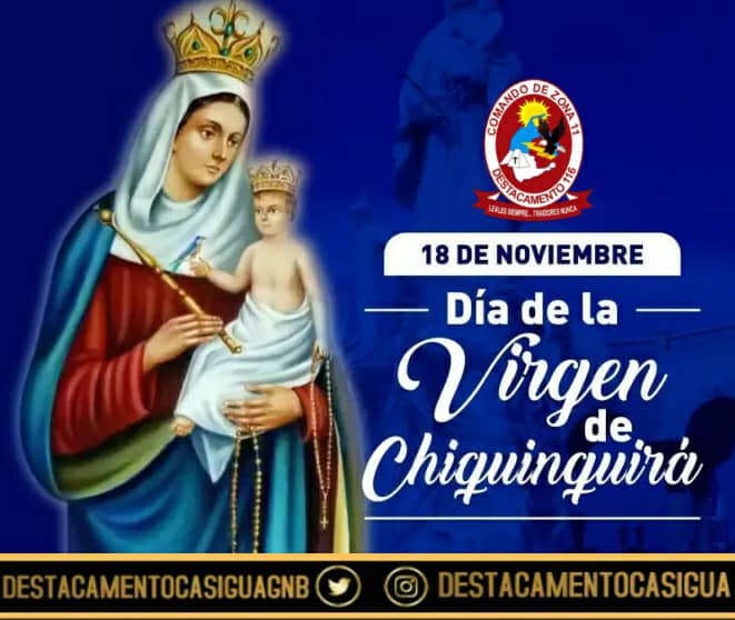 Cmdt2dopltnd116's tweet photo. #18nov22
Hoy 18 de noviembre se cumplen 305 años de la aparición de la virgen de la chiquinquira https://t.co/NC7KXA9RqH
