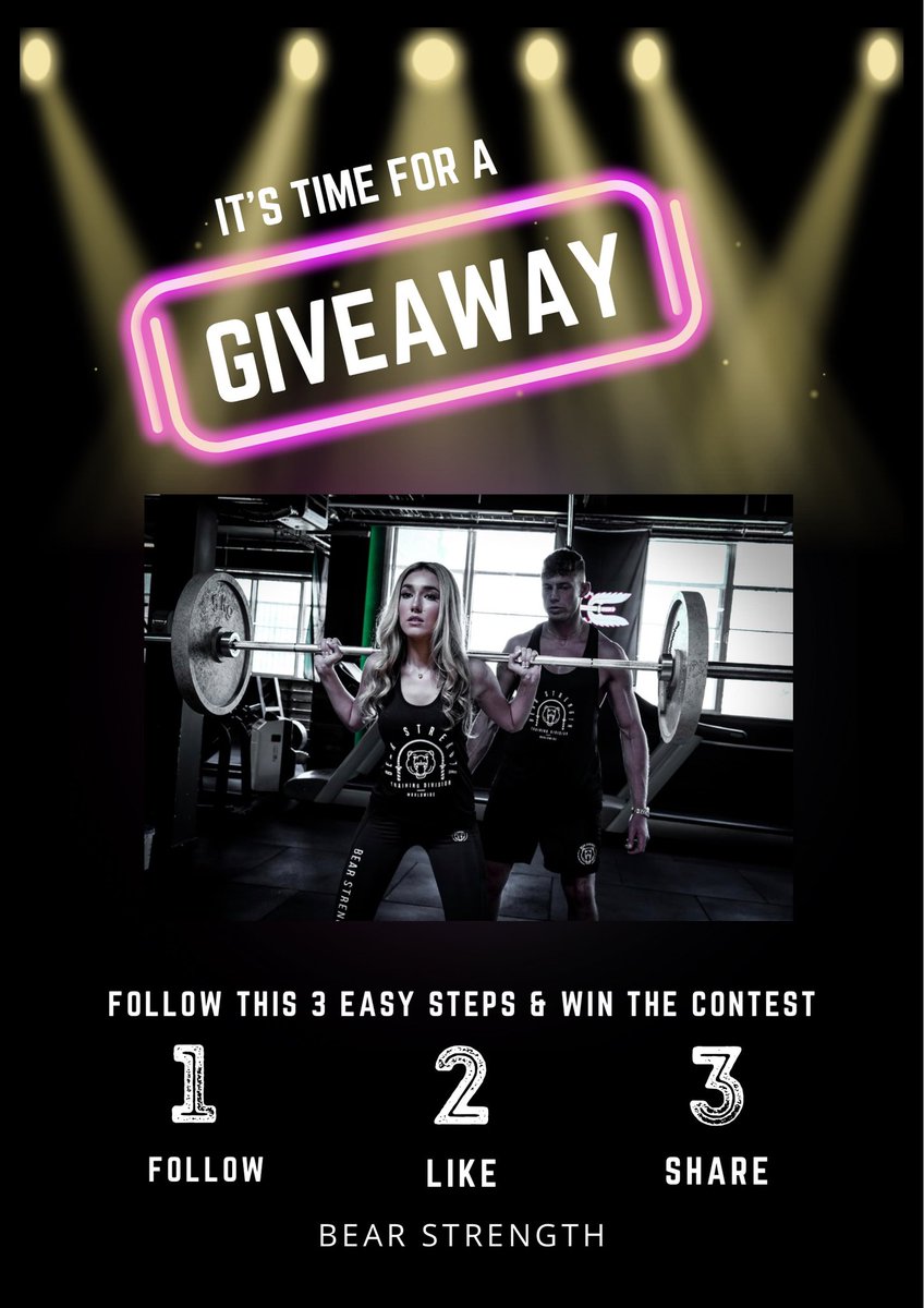 🚨BLACK FRIDAY COMPETITION 🚨

Win £100 of Bear Strength clothing

⬇️⬇️⬇️⬇️

1. Follow us

2. Like this post

3. Share this post

🤞🏻 Good Luck everyone 

Winner will be announced 1st December

Enter via Instagram, Facebook and Twitter