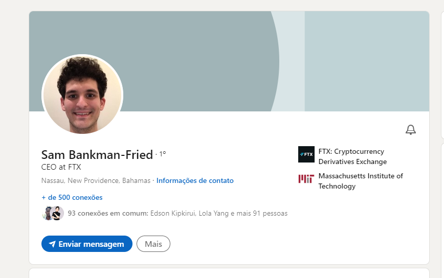 longpratas's tweet photo. you guys think you cool but I am the one that have @SBF_FTX added on LinkedIn
#trueflex https://t.co/KsSr8zdAwp