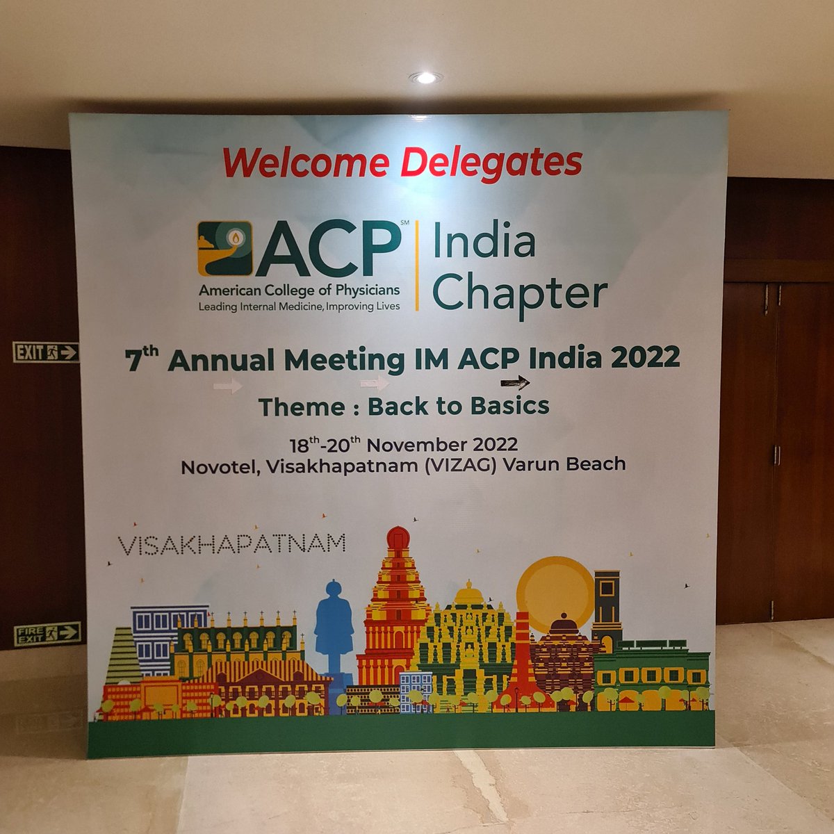 TLeungMD's tweet photo. Great to be here with @acpindia1 @ACPinternists delegation in Visakhapatnam, India! Hosted by Dr. Maheshwari, ACP India Governor. 🩺#IMProud #IMPower #medtwitter #meded #internalmedicine #internists #IMEssential https://t.co/REyyiwUJ7a