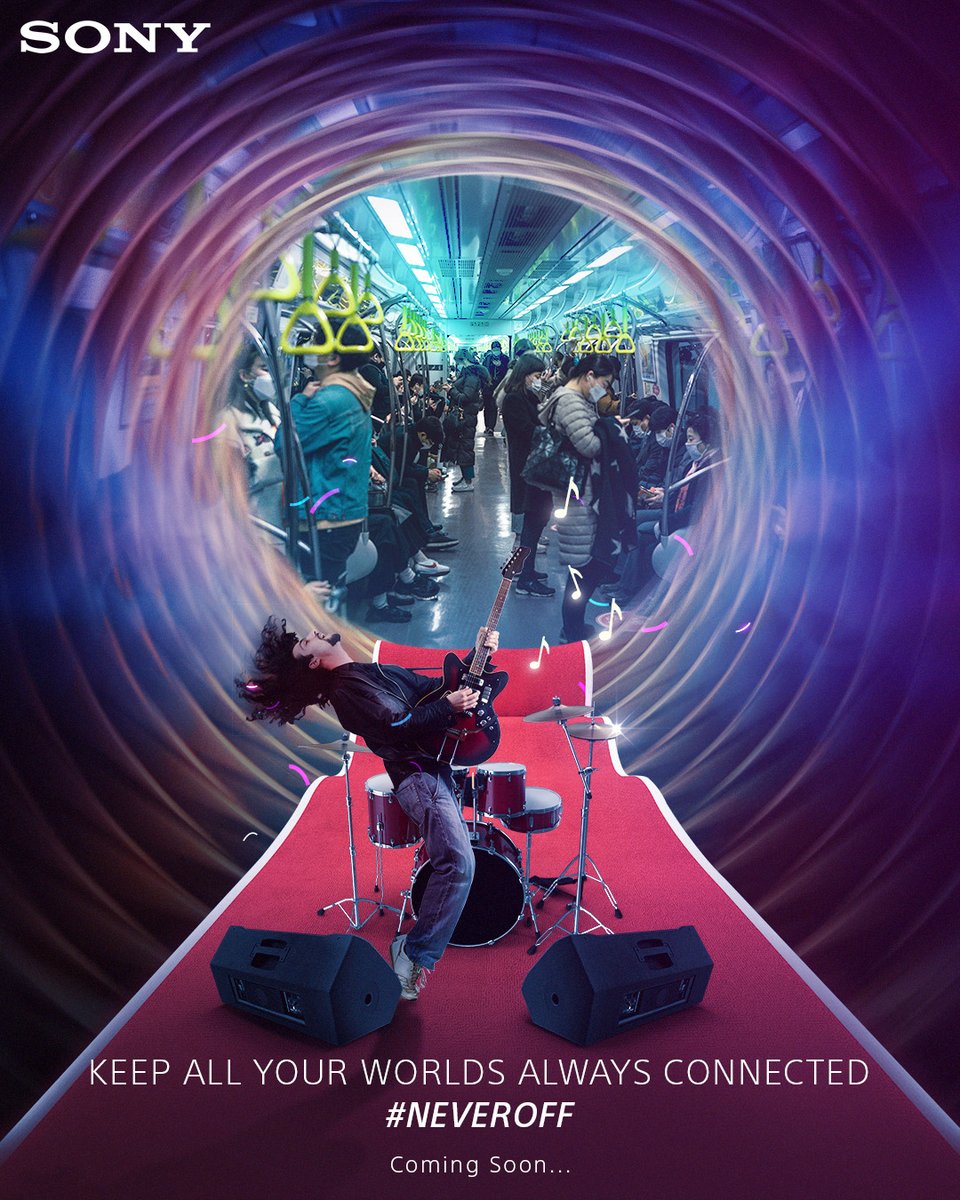 sony_india's tweet image. Whatever world you’re in, you will always enjoy exceptional high-resolution audio content according to your situation. 

Watch this space…#NeverOff