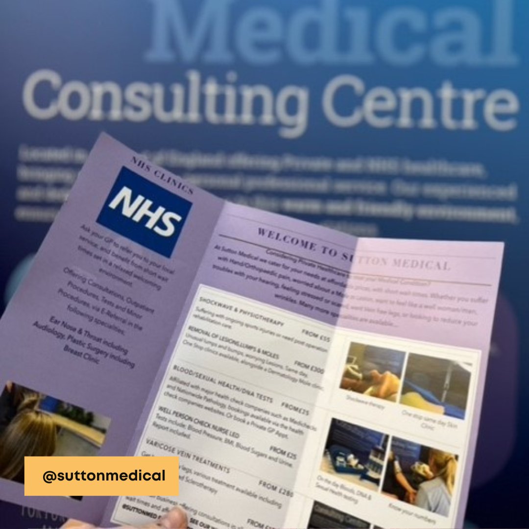 instantprintuk's tweet image. This week, we caught up with @SuttonMedical to uncover their favourite print products and how they use print to provide exceptional care for their clients 🏥

Check out their full interview in our latest client spotlight &amp;gt; bit.ly/3O5W8LL