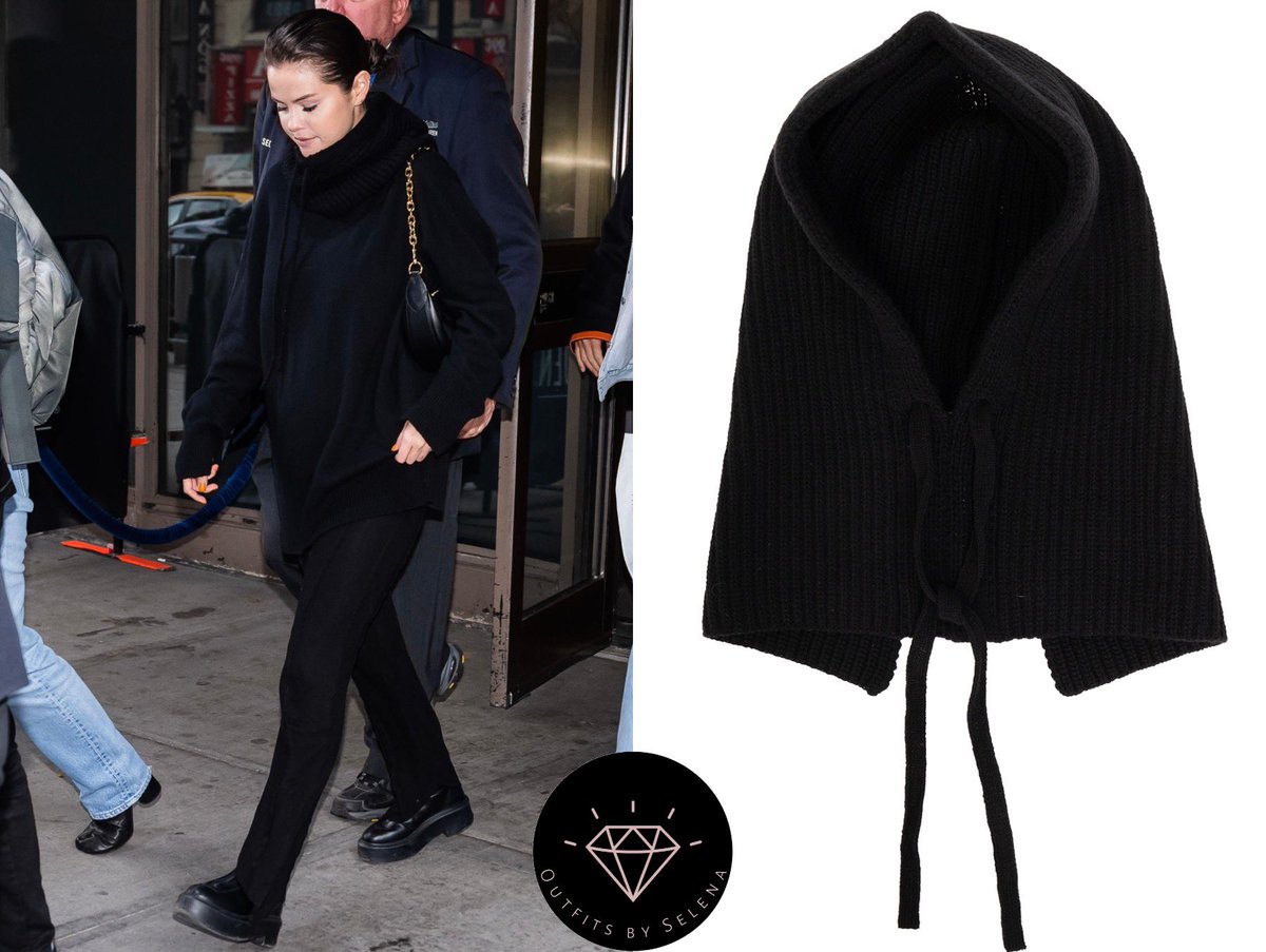 outfitsbyselena's tweet photo. #HalfBoy Black Drawstring Balaclava ($225) and @LouisVuitton Over The Moon Bag ($2,980) with pair of @THEROW Zipped Boot 1 in Leather ($1,585).✨🔥✨ https://t.co/ciErklLRIn