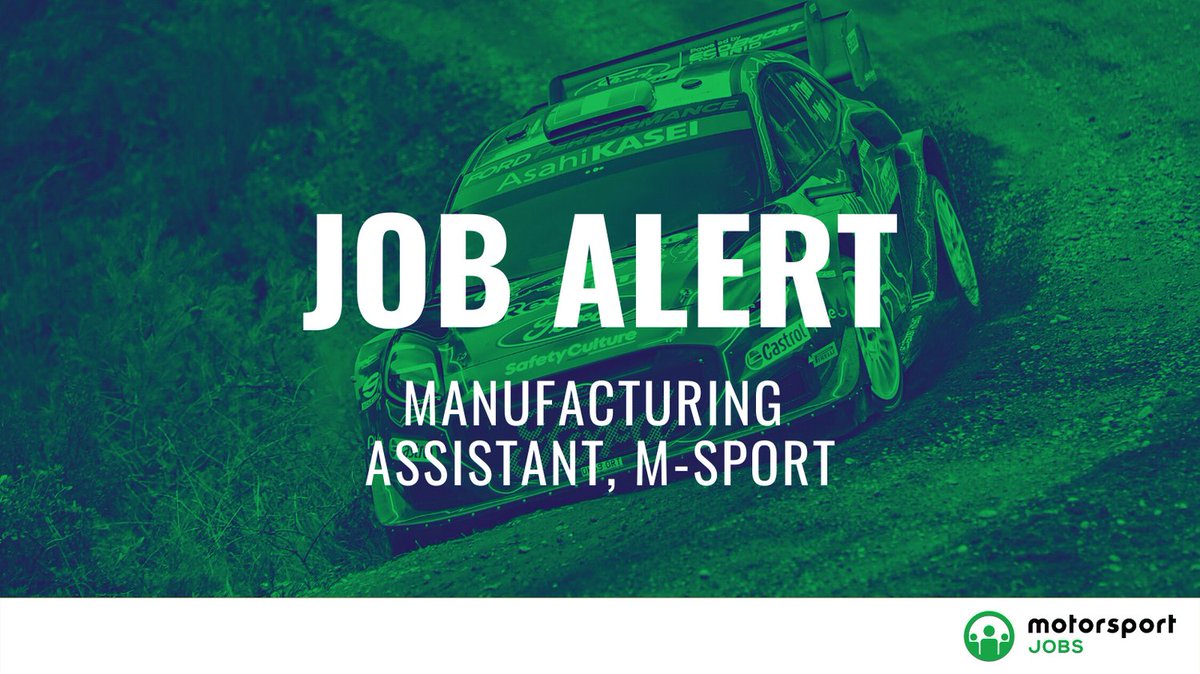 Motorsport_Jobs's tweet photo. Manufacturing role with @msportltd
β¨
Apply π https://t.co/LB7VjcZ7ef
#motorsportjobs #motorsport #jobs #jobalert #autosport #jobsinmotorsport #cumbriajobs #WRCΒ #junior #manufacturing #stock #Machineshop #Shellshop #Fabrications #Fabrication #Fabricator #Fabricators https://t.co/3tb4gXCGdD