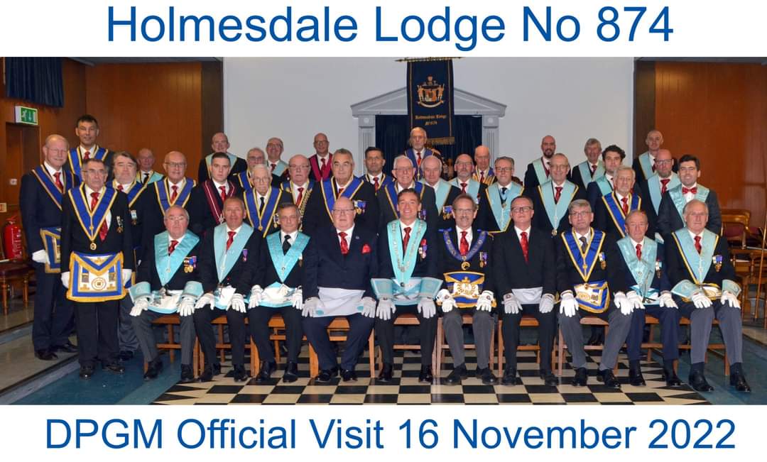 A really excellent visit to Holmesdale Lodge 874. A Double Raising three joining members and a candidate proposed. 
What an excellent evening!