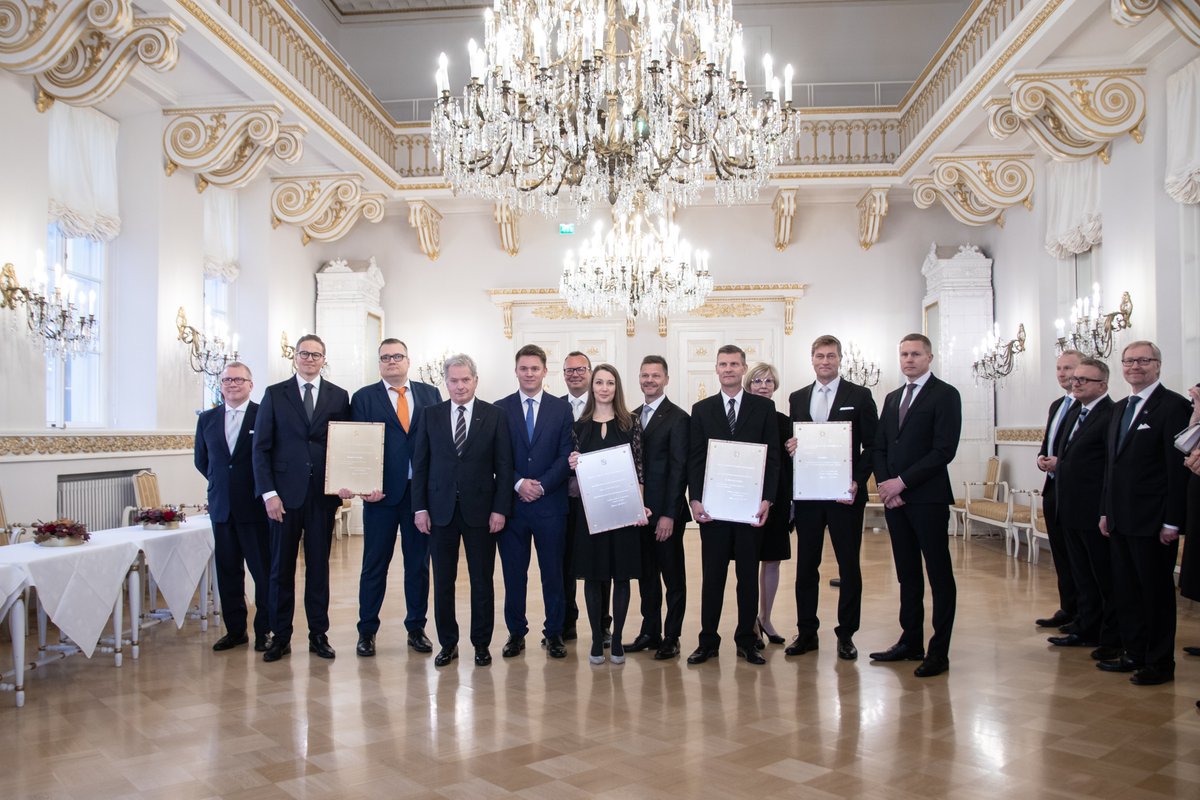 Congratulations to the winners of Internationalisation Award 🏆 of the President of the Republic <a href="/niinisto/">Sauli Niinistö</a>, <a href="/KempowerOyj/">Kempower</a> <a href="/KHartwall/">K. Hartwall</a> <a href="/Andritz/">Andritz Group</a>  <a href="/Kasvuryhma/">Kasvuryhmä</a>! Let's celebrate the great achievements! #TPKVP2022
bit.ly/3tEkNxx