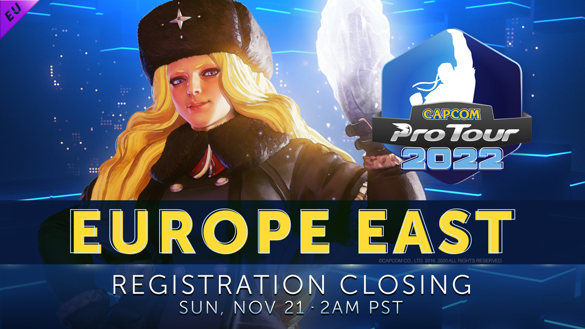 CapcomFighters's tweet image. Registration for the Europe East online qualifier ends after this weekend! Be sure you are signed up and don't miss out on a chance to qualify for Capcom Cup IX! #CPT2022
Tournament streams November 26 & 27
start.gg/tournament/cap…