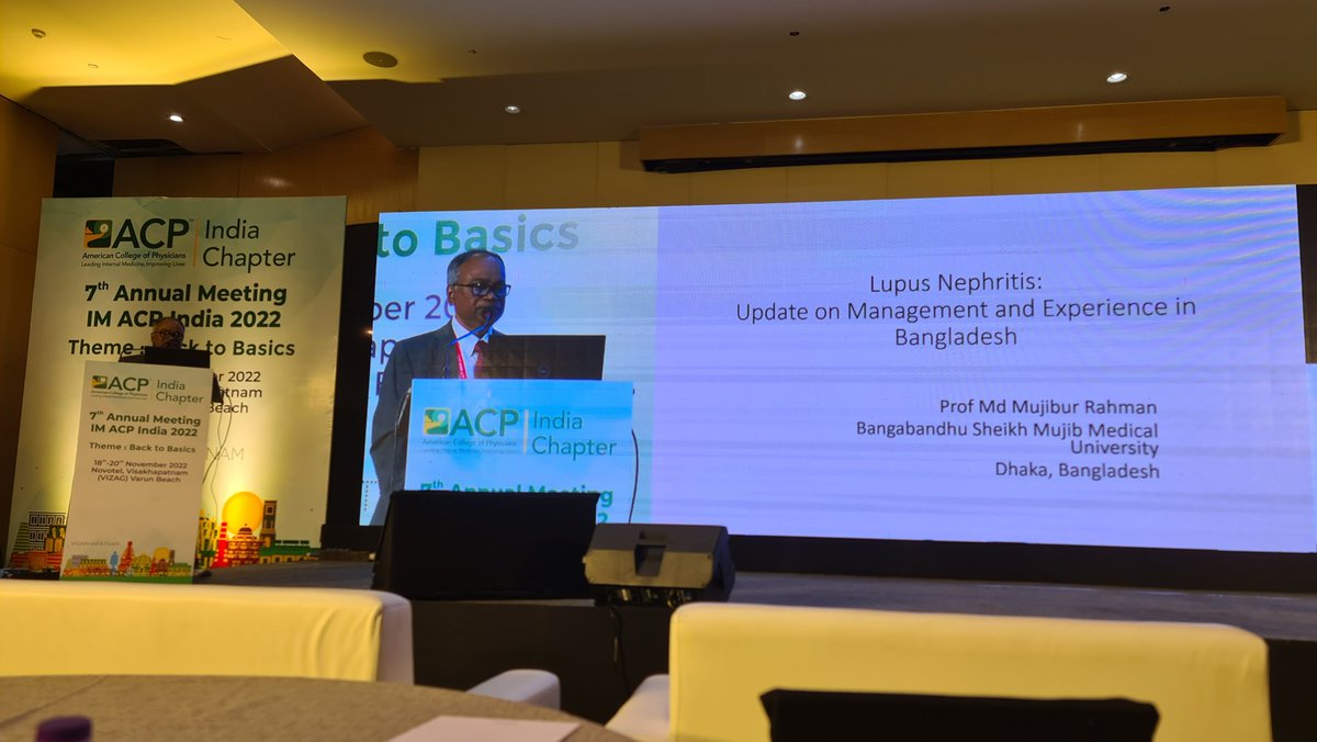 TLeungMD's tweet photo. Very interesting presentation from Dr A.Saxena on noise stress and its health effects &amp; great to see Dr Mujibur Rahman from ACP Bangladesh present as a @acpinternists Global Physician Scholar alum '06! @acpindia1 #IMProud #IMPower #medtwitter #MedEd #internalmedicine #IMEssential https://t.co/tSliuBf5m1