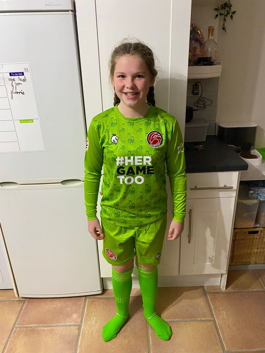 <a href="/HerGameToo/">Her Game Too</a> - Massive thank you to her game too for this amazing home and away kit for our young ladies. 

What honor to support such an amazing campaign. Also a massive congratulations on your achievements ❤️ 
#hergametoo #girlscanplaytoo #letherplay