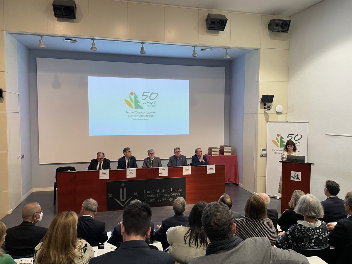 ActivemLleida's tweet photo. Avui s’inicien els actes dels 50è Aniversari de l’Escola d’Agrònoms. Moltes felicitats @ETSEA_UdL !!! https://t.co/Gl1q1axCTc