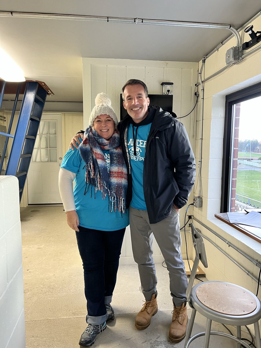 ATebbs_LHS's tweet photo. Grateful to have @ksullivanH4 &amp; @NHkevinsmith in the booth for this annual tradition! Thank you for always keeping the crowd entertained! 🏈 https://t.co/JZHvIhT5tW