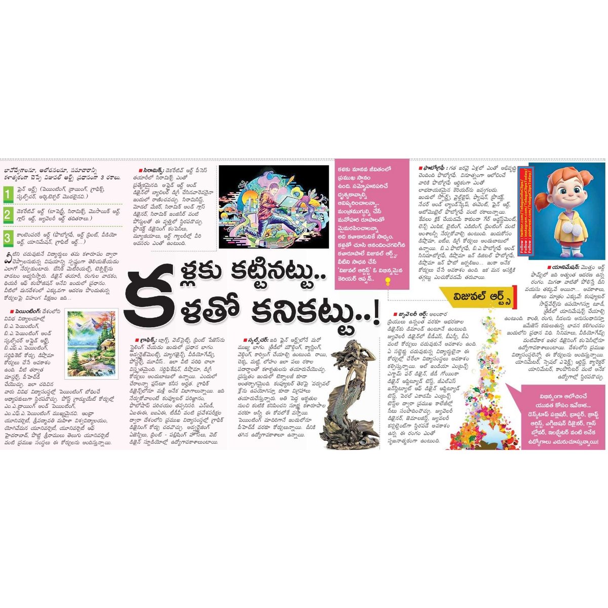 TeluguInfoClips's tweet photo. ΰ°ΰ°³ΰ±ΰ°²ΰ°ΰ± ΰ°ΰ°ΰ±ΰ°ΰ°Ώΰ°¨ΰ°ΰ±ΰ°ΰ± ΰ°ΰ°³ΰ°€ΰ± ΰ°ΰ°¨ΰ°Ώΰ°ΰ°ΰ±ΰ°ΰ± beautiful visual arts
#visualarts,#beautifularts https://t.co/Iy39fAicbK