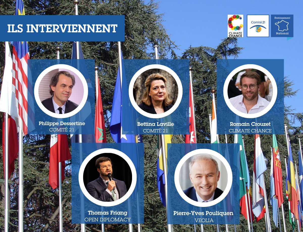Comite21's tweet photo. COP 27, quel bilan ? 

Participez à notre webinaire en partenariat avec @ClimateChance pour évaluer les effets des mesures prises et les progrès réalisés dans la réalisation des objectifs de l’Accord de Paris👉https://t.co/JvcQ62ny4t

@Bettina_Laville @PhDessertine https://t.co/yltfmu0cVU