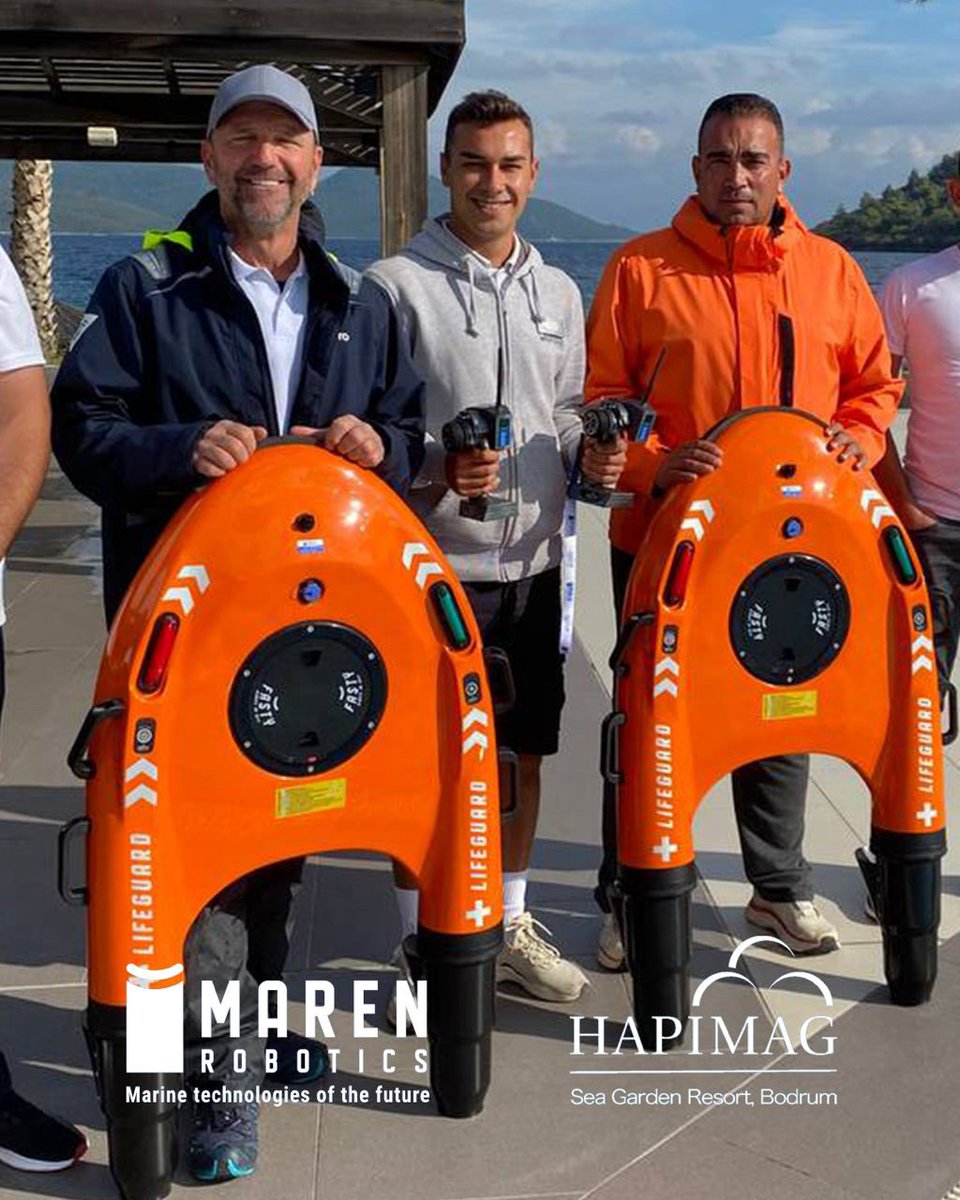marenrobotics's tweet photo. Bodrum’un seçkin otellerinden @seagardenbodrum plajları FASTY ile artık daha güvenli!

@seagardenbodrum , one of exclusive hotels in Bodrum, are now safer with FASTY!

#fasty #İCA #marenrobotics #lifeguard #marine #unmannedvehicle #watersafetyfirst https://t.co/sVaydPjIXf