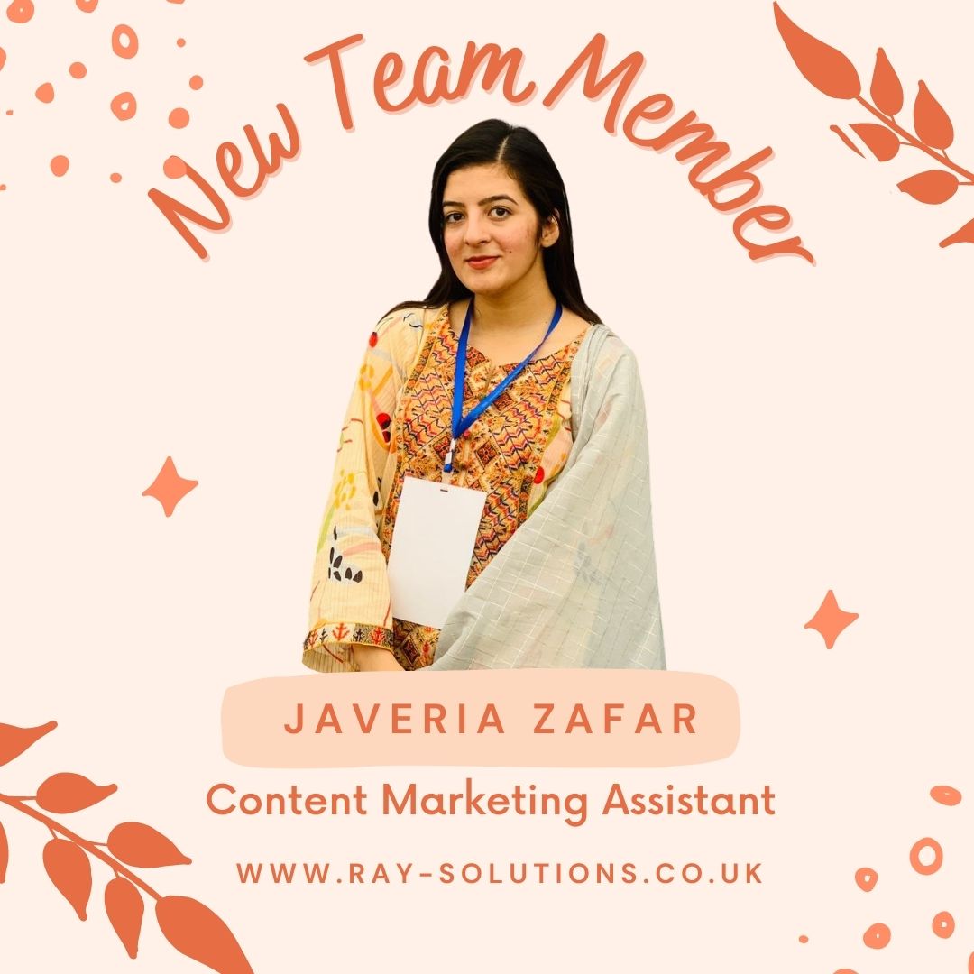 raysolutions23's tweet image. Welcome Aboard Javeria Zafar!
We are excited to have you on our team and looking forward to work with you as a part of Ray Solutions team!

#Raysolutions #careerdevelopment #webdevelopment #hardwork #careergrowth #contentmarketing #welcomeaboard #newbeginnings #team #work #seo
