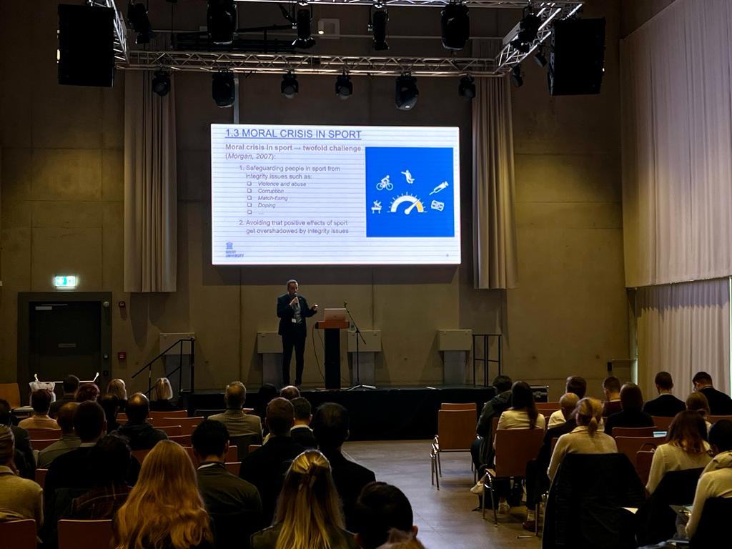 Annick Willem (@annickwillem1) on Twitter photo Closing symposium of the Erasmus+ project <a href="/SG3_Game_EU/">Sport Good Governance Game (SG3)</a> presenting the SG3 game and knowledge of all partners, and of course also of <a href="/BramConstandt/">Bram Constandt</a> on ethical leadership of <a href="/Sportmana_UGENT/">SportmanagementUGent</a>
Thanks <a href="/MathieuMarlier/">Mathieu Marlier</a> for being a great project co-ordinator! Closing symposium of the Erasmus+ project <a href="/SG3_Game_EU/">Sport Good Governance Game (SG3)</a> presenting the SG3 game and knowledge of all partners, and of course also of <a href="/BramConstandt/">Bram Constandt</a> on ethical leadership of <a href="/Sportmana_UGENT/">SportmanagementUGent</a>
Thanks <a href="/MathieuMarlier/">Mathieu Marlier</a> for being a great project co-ordinator!