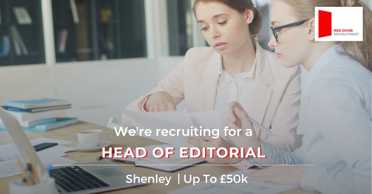 RedDoorRecr's tweet photo. Head of Editorial | Shenley | Up To £50k

Interested?

https://t.co/iaKjtNOiQh

Call us 01727 899490 ☎️

Email your CV info@reddoorrecruitment.co.uk

#HeadOfEditorial #Marketing #Media #Journalism #RedDoorJobs #Editorial #EditorialJobs #RedDoorRecruitment #Recruiting #WeAreHiring https://t.co/NOisW3tjKe