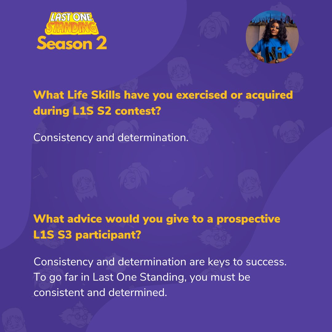 Throwback to when 710 students took to 85-day consistent learning  via the Last One Standing Season 2 ✨. Meet Ojang Peace from Nigeria! Here is what she had to say about the competition 👑 ✨

#edthelearningbot  #learningcompetition #lastonestanding