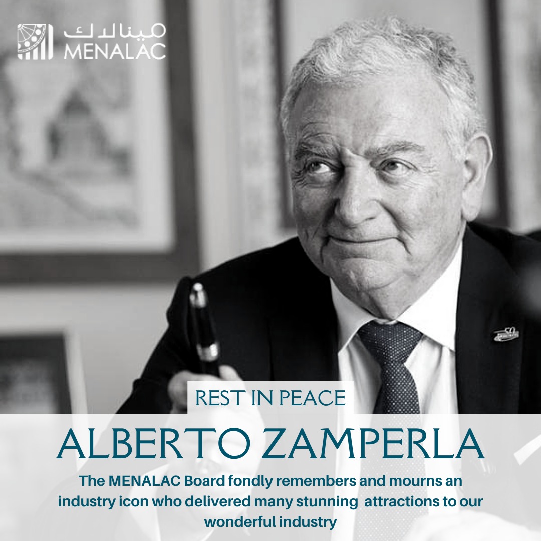 May his soul rest in peace.

His is a huge loss

The MENALAC Board fondly remembers and mourns an industry icon who delivered many stunning  attractions to our wonderful industry.