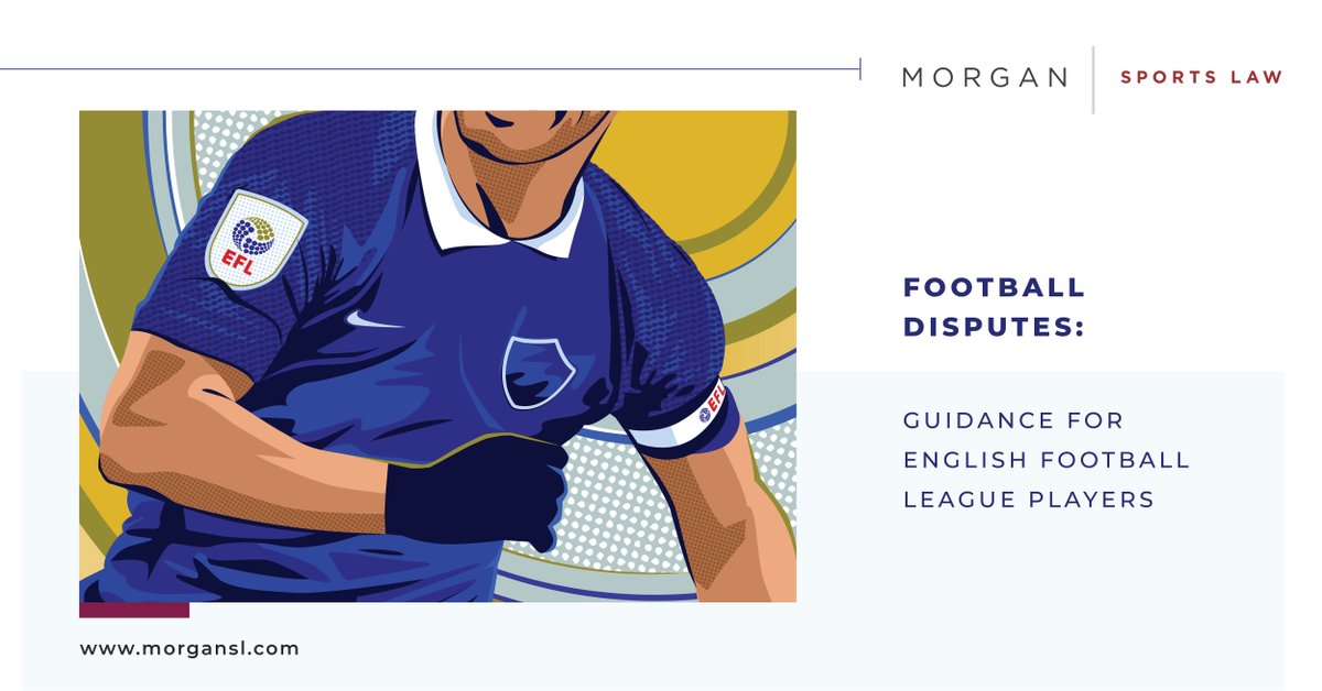 Our latest article, ‘Football Disputes: Guidance for English Football League Players’, outlines the various mechanisms available for resolving football-related disputes - bit.ly/3ge7nVL