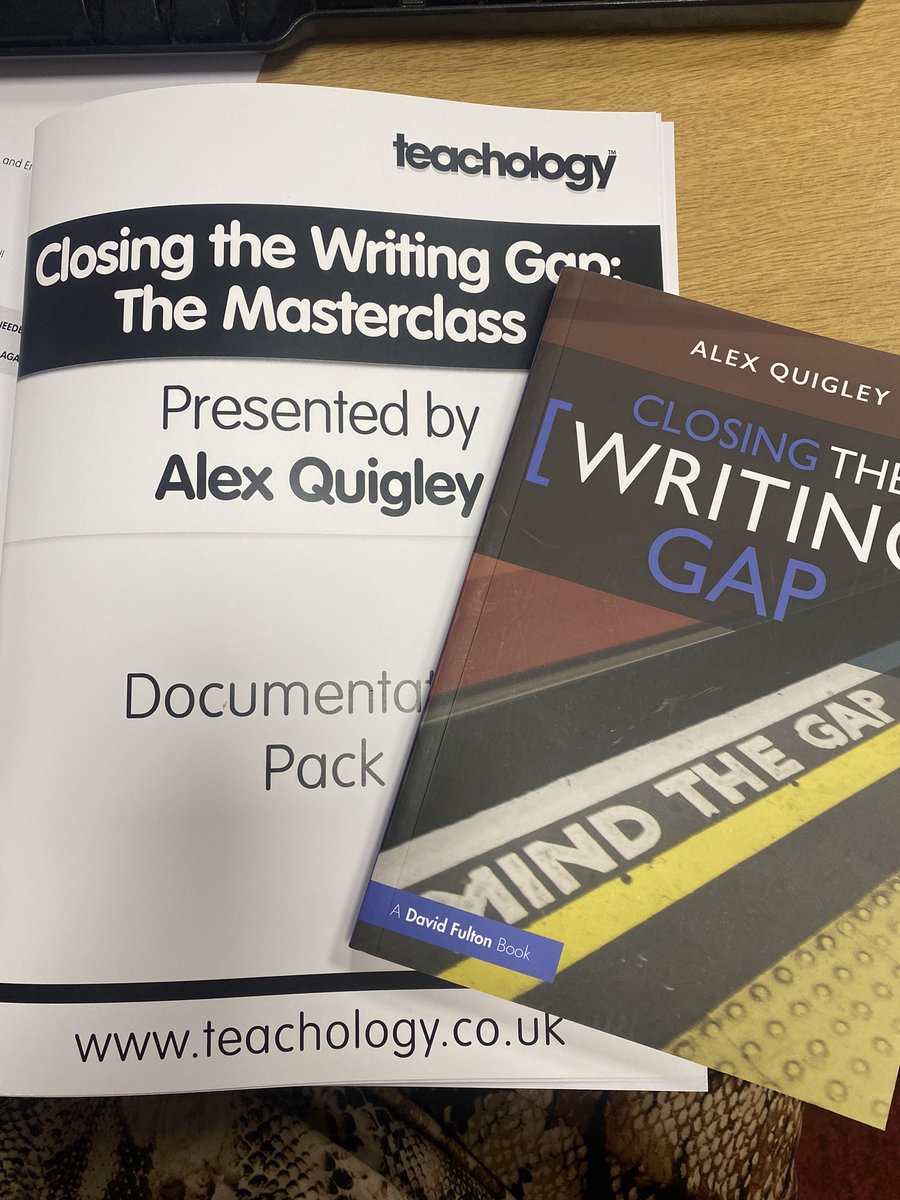 MsSECasey's tweet photo. Such a fruitful morning spent listening to @AlexJQuigley discuss the cognitive implications of crafting just a single sentence. https://t.co/iouJbb2Q4Z
