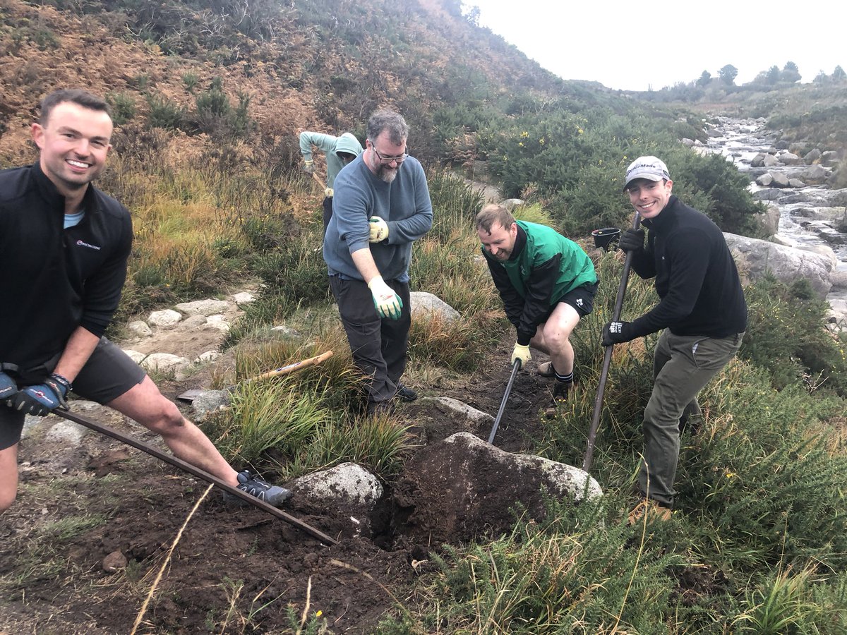 Mournes National Trust (@ntmournes) on Twitter photo We welcomed the team from <a href="/ClarendonFM/">ClarendonFM</a> for a day’s #volunteering in the #Mournes. Thanks for a great day’s work on the Bloody Bridge path. #GivingBack #PoweredByBiscuits #KeepSmiling We welcomed the team from <a href="/ClarendonFM/">ClarendonFM</a> for a day’s #volunteering in the #Mournes. Thanks for a great day’s work on the Bloody Bridge path. #GivingBack #PoweredByBiscuits #KeepSmiling