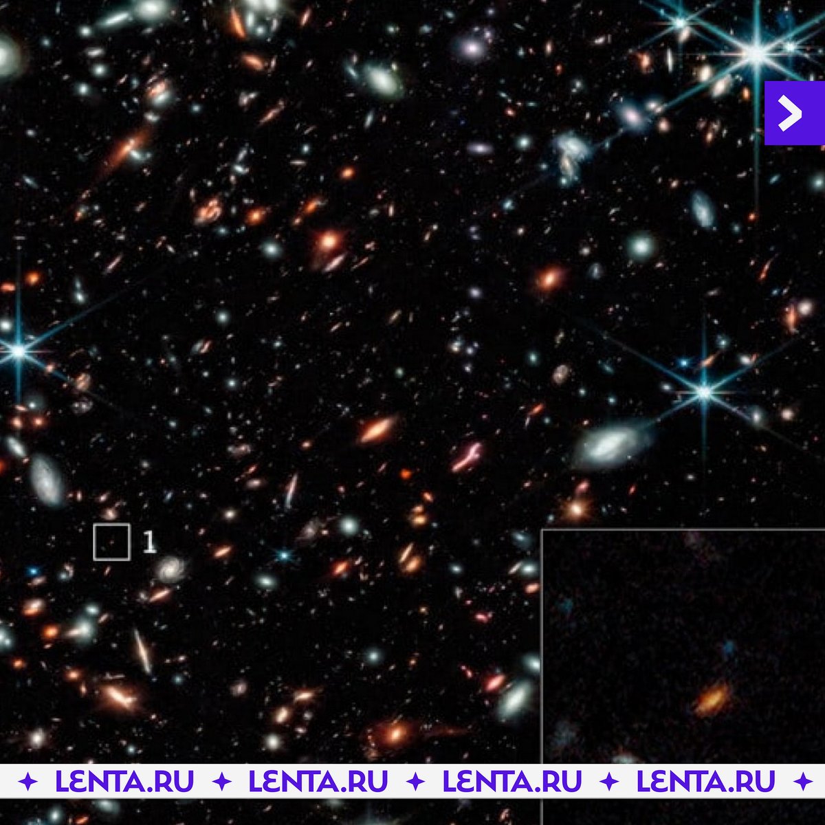 lentaruofficial's tweet image. 🌌 Телескоп «Джеймс Уэбб» нашёл две новые галактики.

Первая из них появилась через 450 миллионов лет после Большого взрыва, а вторая — через 350 миллионов лет. По размерам они намного меньше Млечного Пути, и составляют от нашей галактики всего несколько процентов