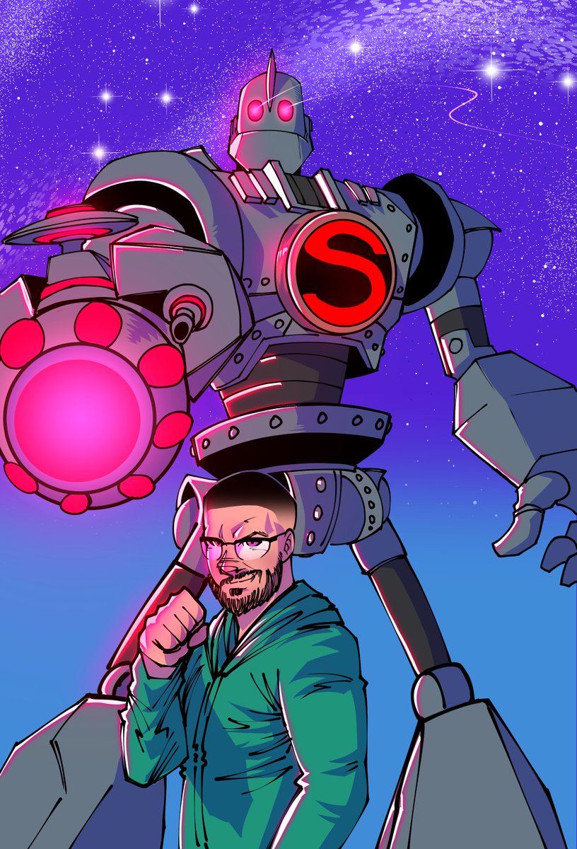ZInsideout's tweet photo. I AM NOT A GUN... Unless you hurt those i love.

Big thanks to MVS for re-igniting my love for this big guy and the movie; The Iron Giant was by far my favorite movie growing up.

Oh, i also retook Rank 1 IG to celebrate!

#MultiVersus https://t.co/fcSUFY6kaH