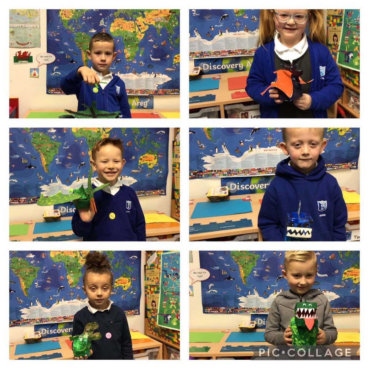 Y1- .Take one milk carton - look at how many different dinosaurs we were able to make with our milk carton🦕🦖Plus we were able to discuss the design and assembly process too🌟 #stem #youngdesigners #hometask #problemsolving