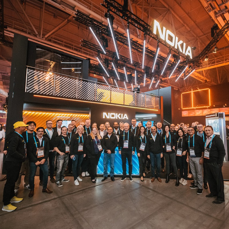 nokia's tweet photo. Welcome to day 2 at #Slush2022! 💎

Yesterday, #TeamNokia was fuelled by 600 cups of coffee and captured 1600 memorable moments. ✨

Come experience our emerging technology innovations - let's talk! https://t.co/SK7ZXNyYpS 

#slush22 #NokiaRXRM #innovation