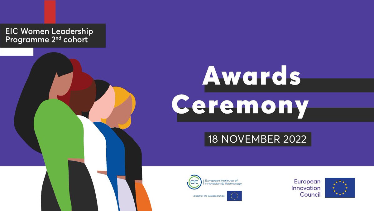 As we are closing today the 2nd edition of the <a href="/EUeic/">European Innovation Council</a> Women Leadership Programme, we celebrate women in #innovation, #tech, and #business. 👏

Come and applaud the 84 participants &amp; 68 mentors at the WLP Awards Ceremony today at 🕙10:00 CET!

📲 bit.ly/EICWLPAwards