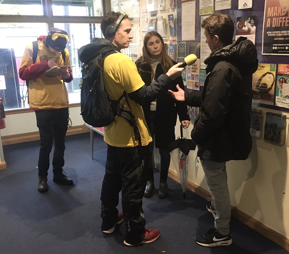 Great to welcome @jeremysallis & @sebnoble on their walk & talk yesterday to speak about the positive impact of funding from @BBCCiN on young lives in north Cambridge. Hear their interview with our team at 3hr10m: bbc.co.uk/sounds/play/p0…